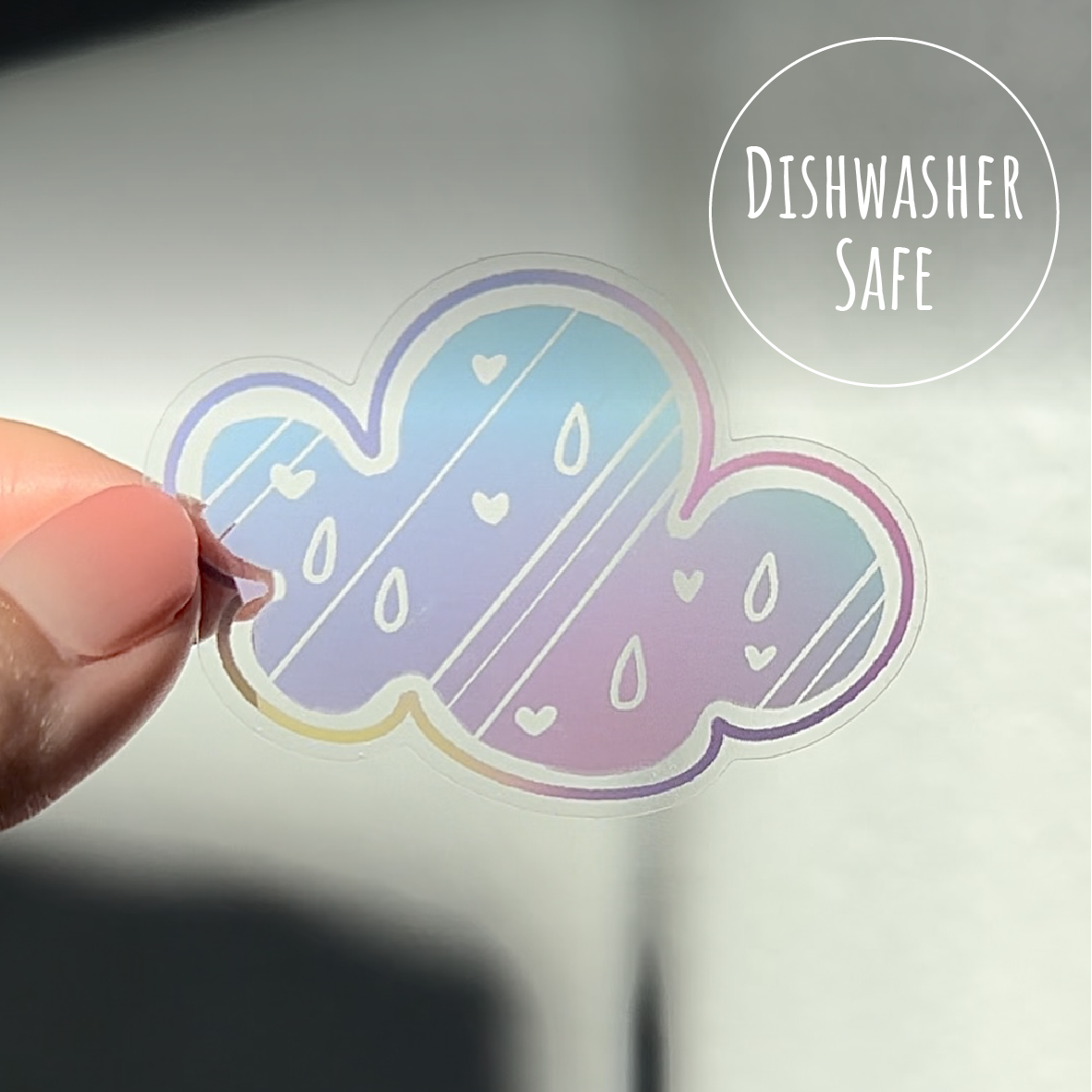 Bittersweet Cloud Transparent Sticker