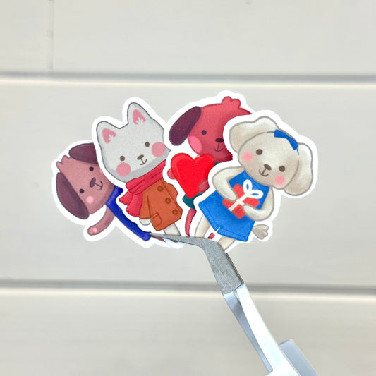 Lil Pups Stickers (4-Pack)