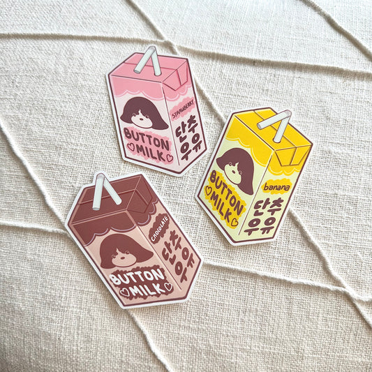 Button Milk Stickers (3-Pack)