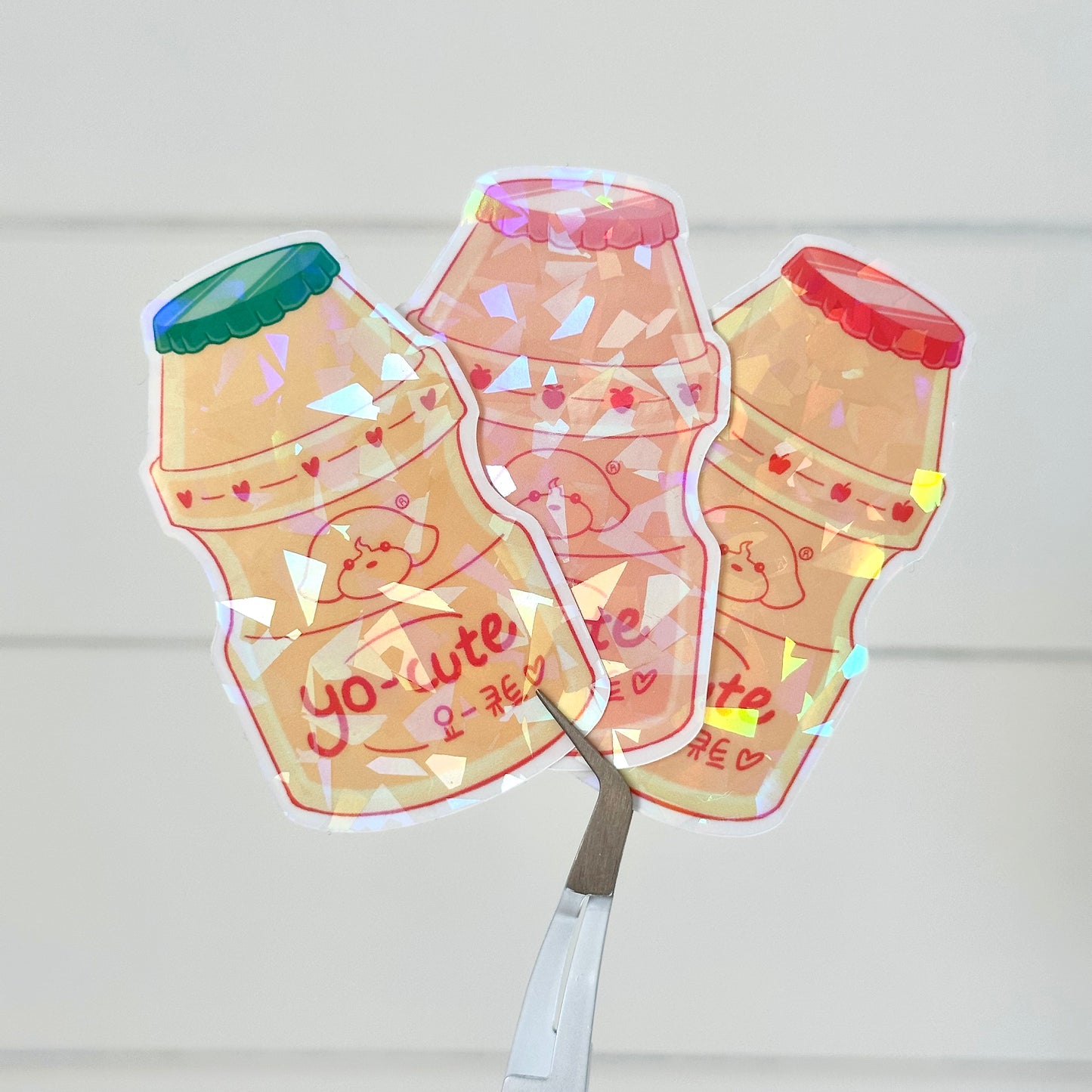 Yogurt Drink Stickers (3-Pack)