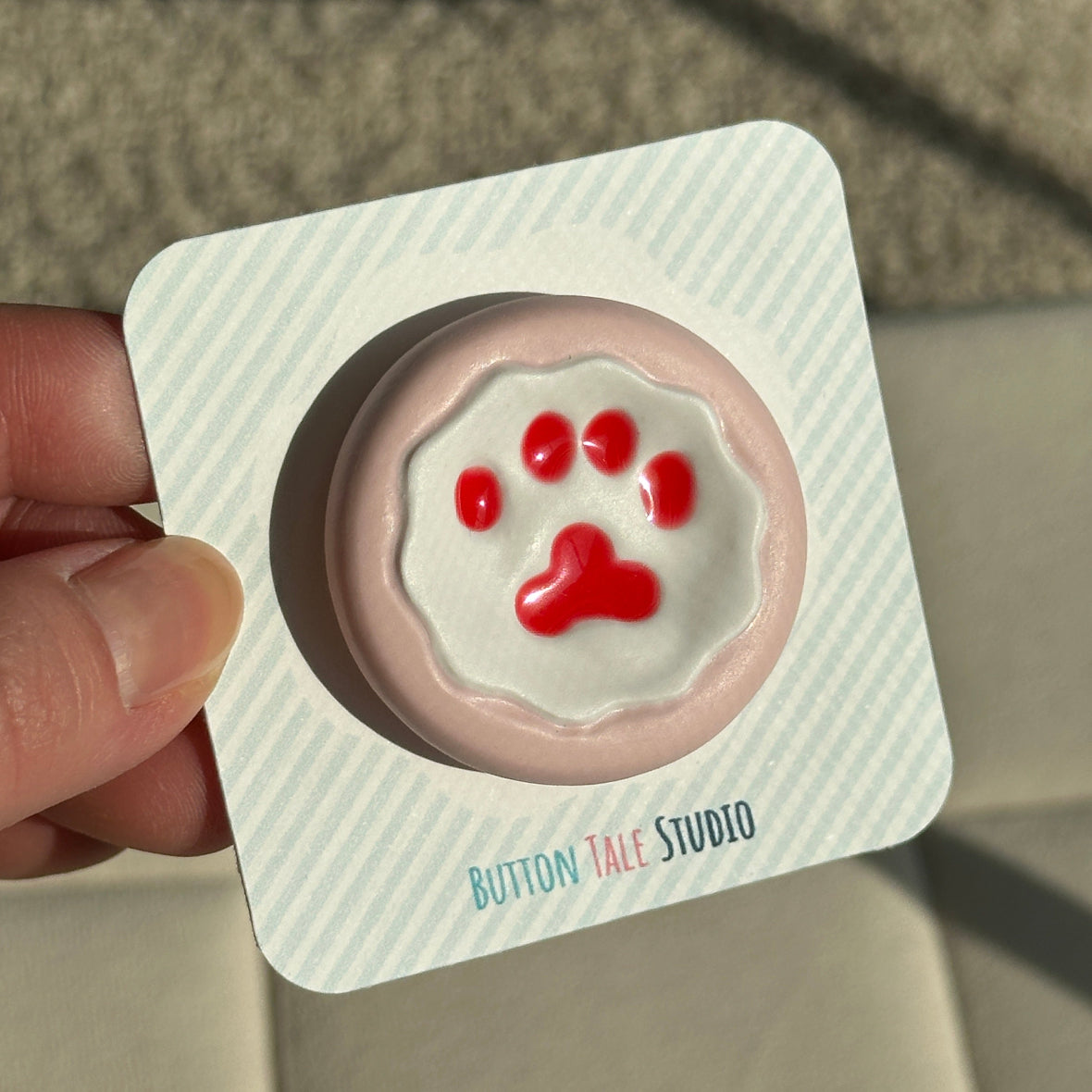 Jelly Paw Cookie Worry Stone