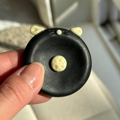 Moon Cheese Mouse Worry Stone